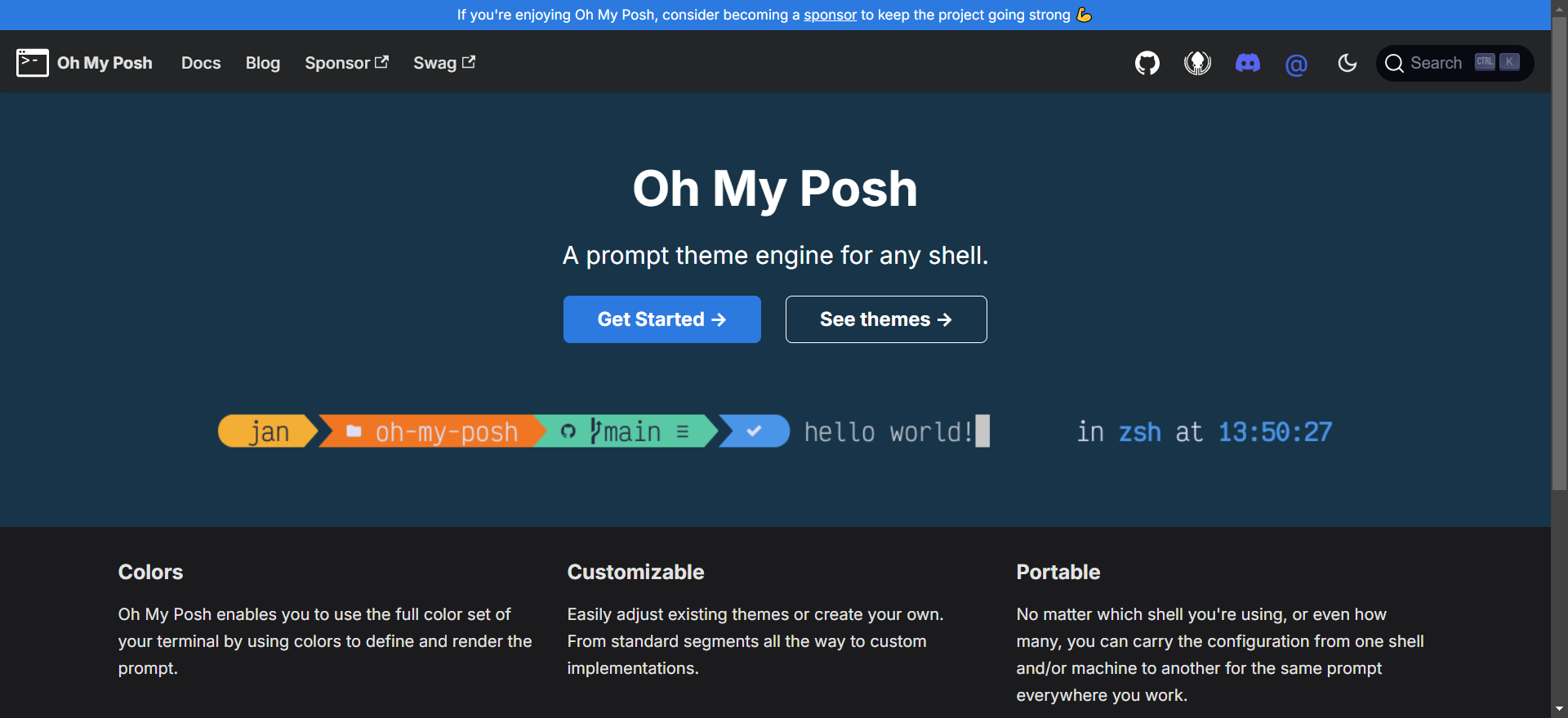 初尝Oh-My-Posh